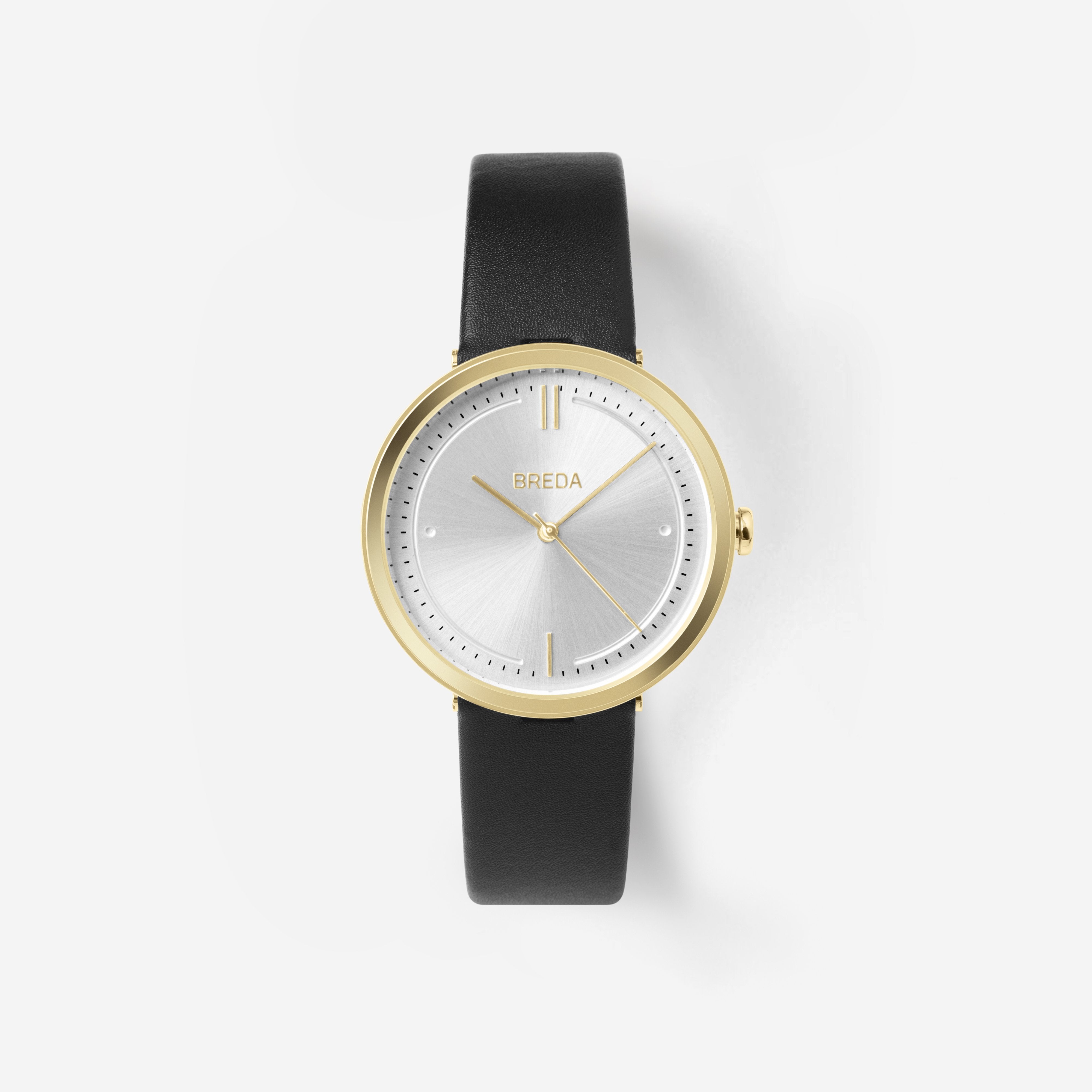 breda-agnes-1733a-gold-black-leather-watch-front