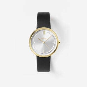 breda-agnes-1733a-gold-black-leather-watch-front