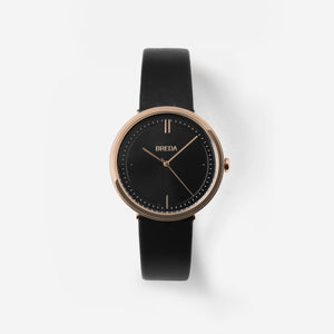 breda-agnes-1733b-rosegold-black-leather-watch-front