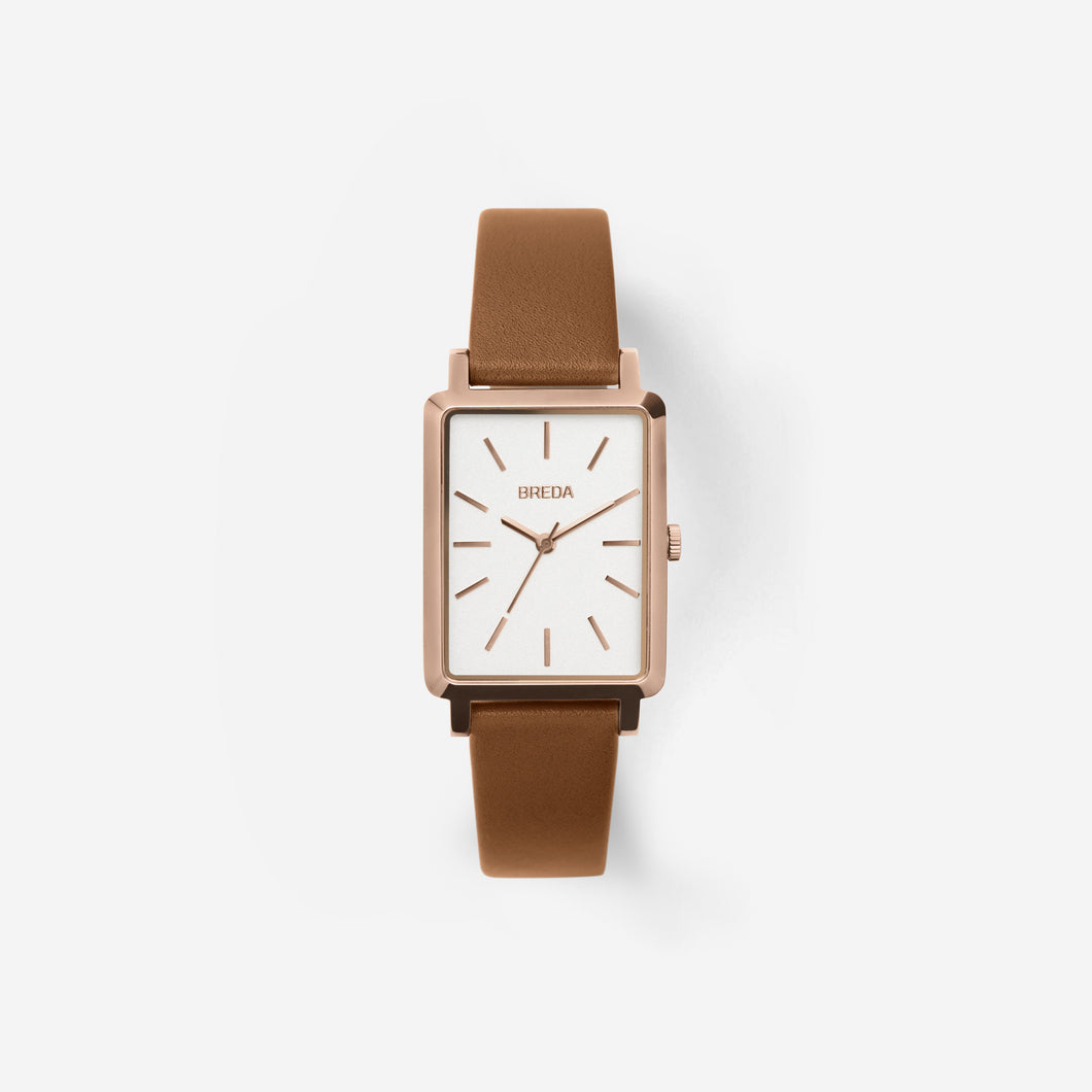 breda-baer-1729d-rosegold-brown-leather-watch-front