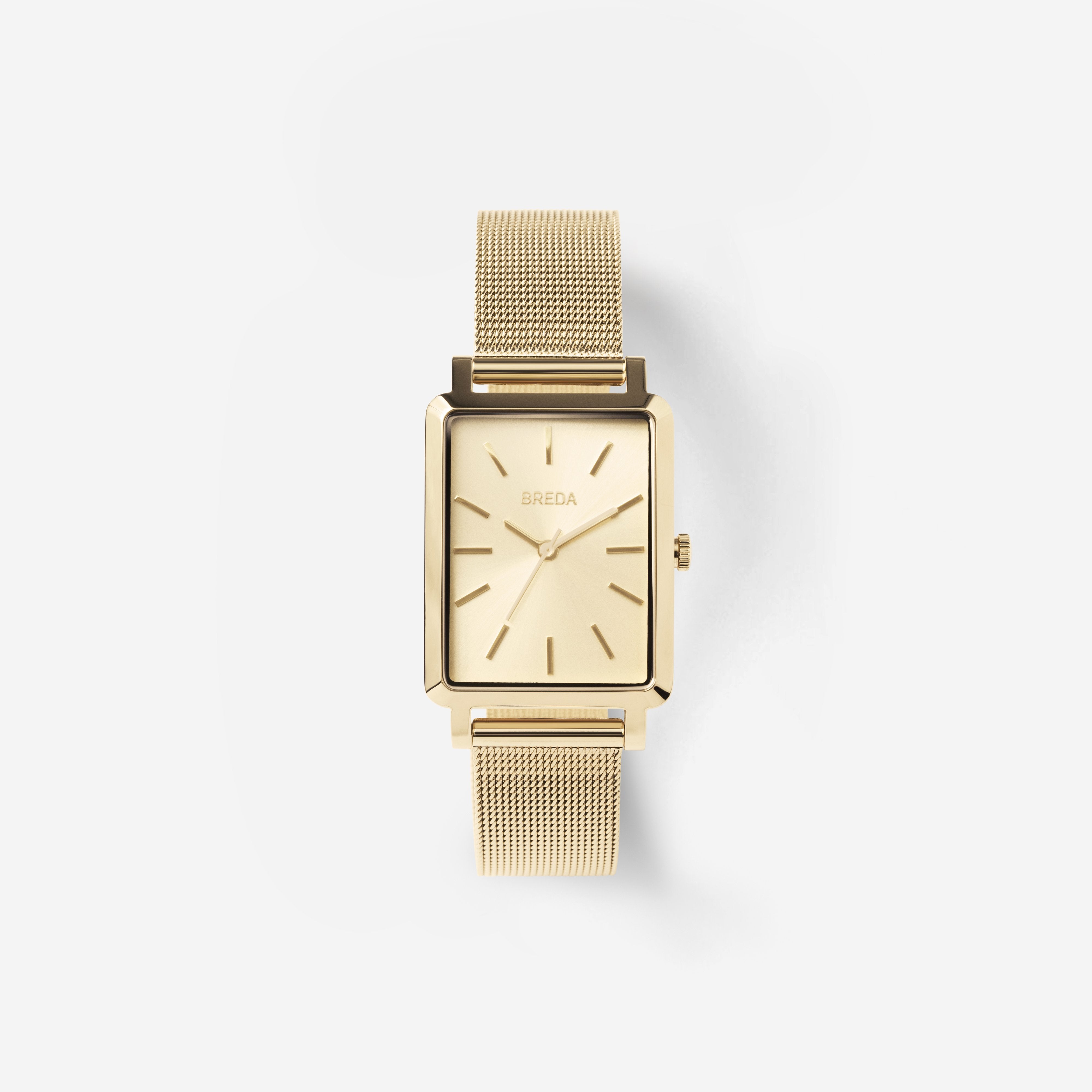breda-baer-1729f-gold-mesh-watch-front