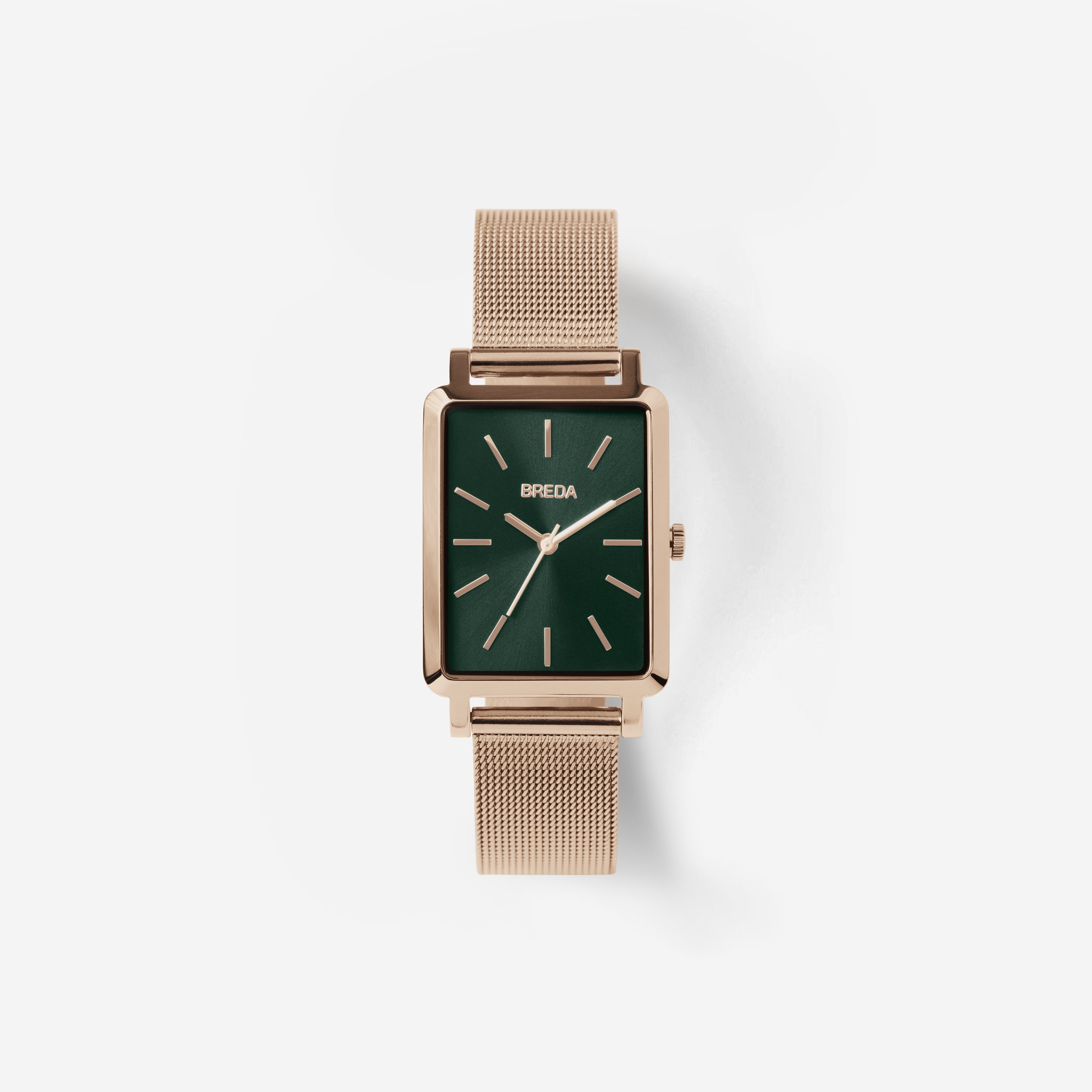 breda-baer-1729j-rose-gold-mesh-watch-front