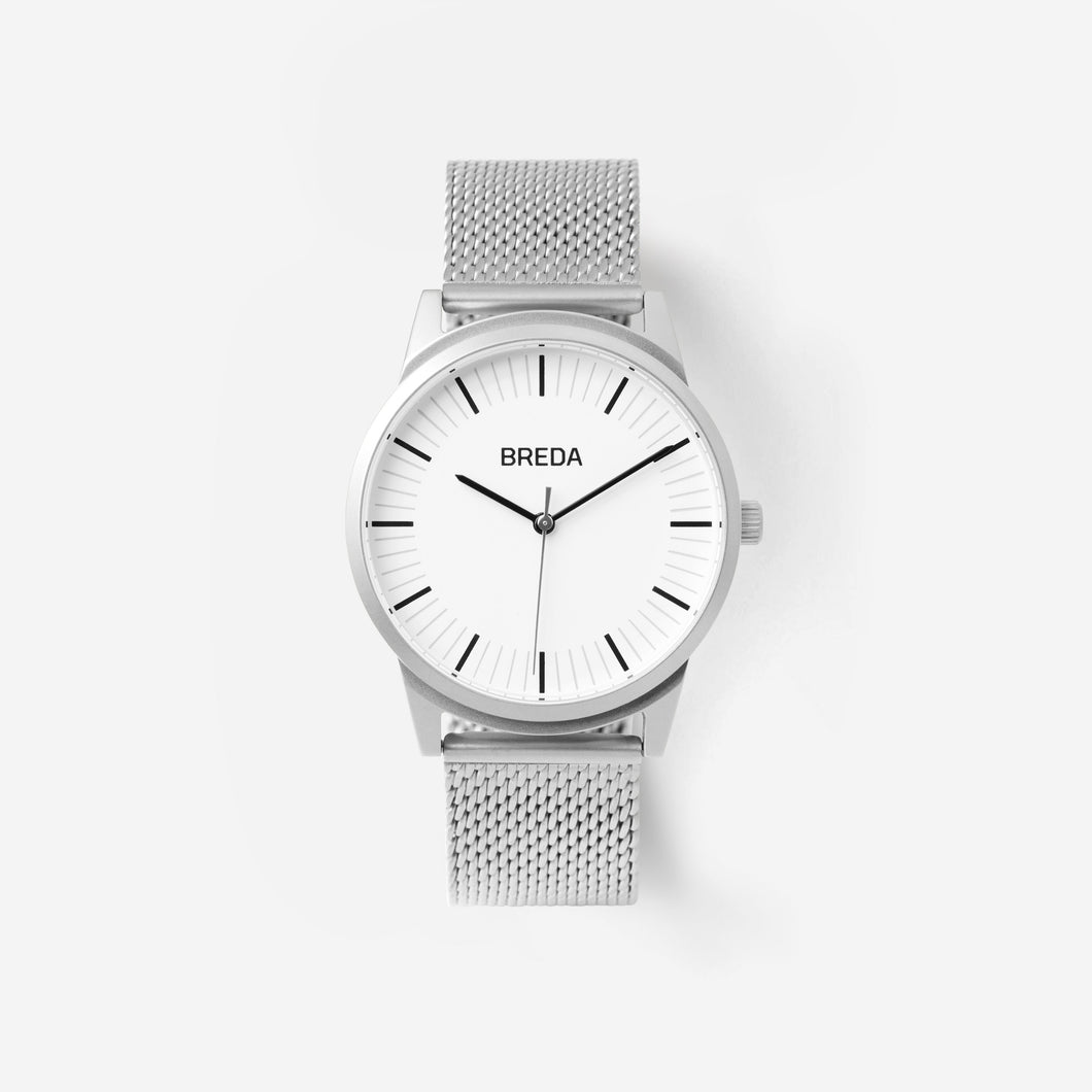 breda-bresson-5020j-silver-mesh-watch-front