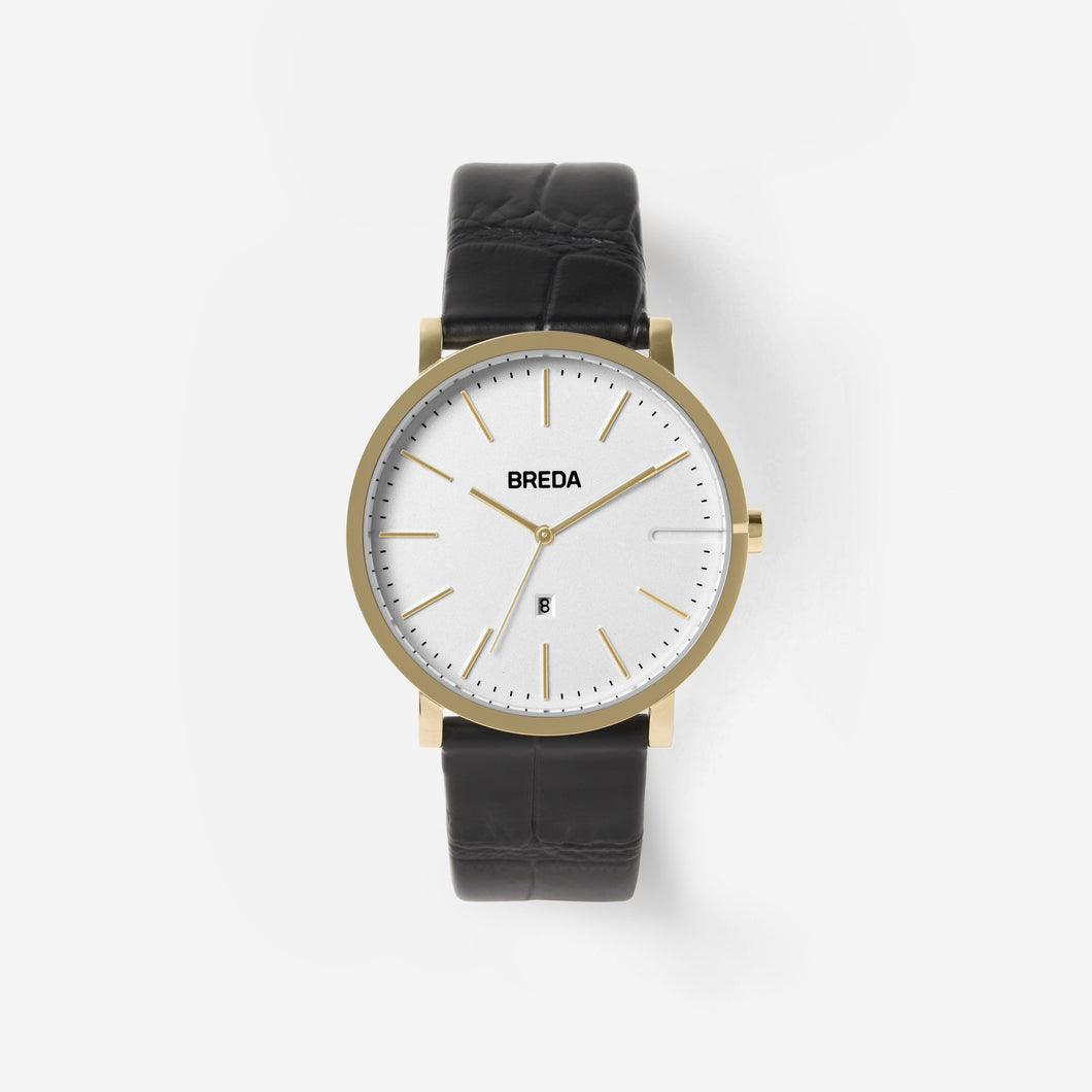 breda-breuer-1732a-gold-black-leather-watch-front