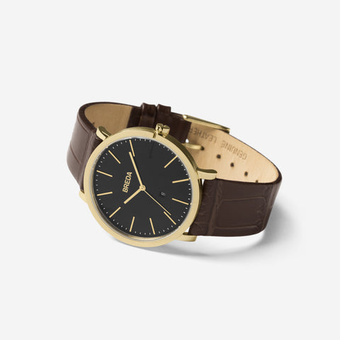 breda-breuer-1732b-gold-brown-leather-watch-angle