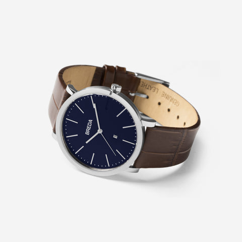 breda-breuer-1732d-silver-brown-leather-watch-angle