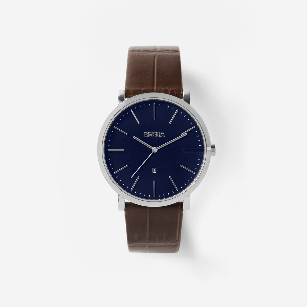 breda-breuer-1732d-silver-brown-leather-watch-front