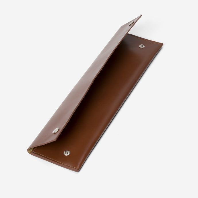 J1014 - Brown Leather Travel Pouch
