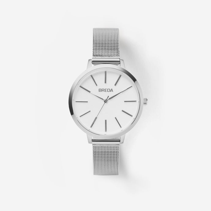 breda-joule-1731c-silver-mesh-watch-front