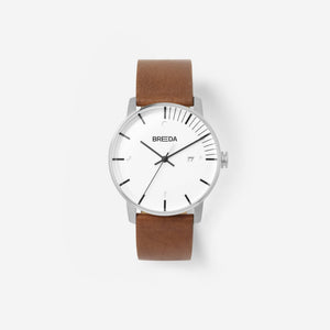 breda-phase-9000a-silver-brown-watch-front