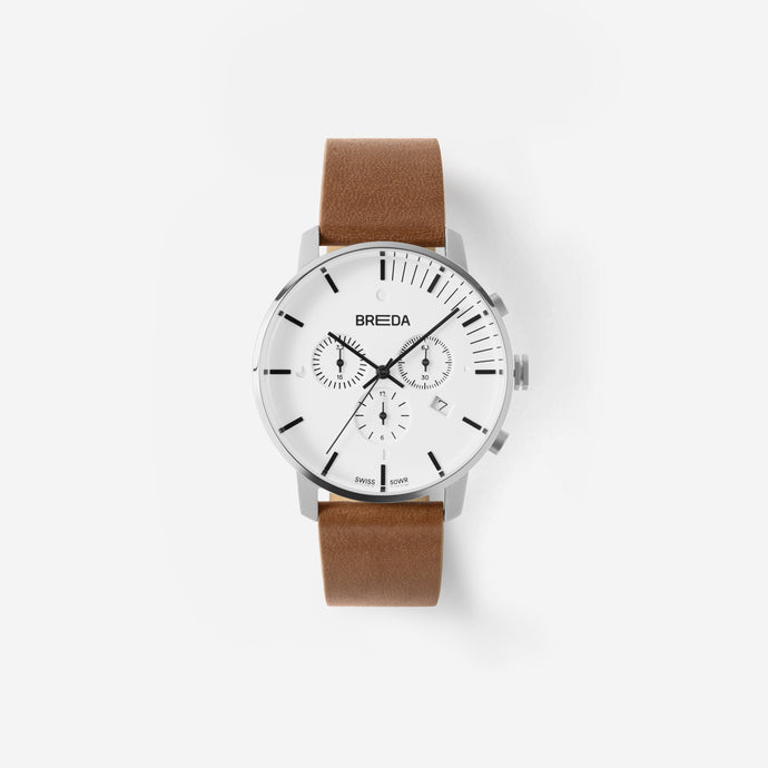 Phase Chronograph - Silver/Brown