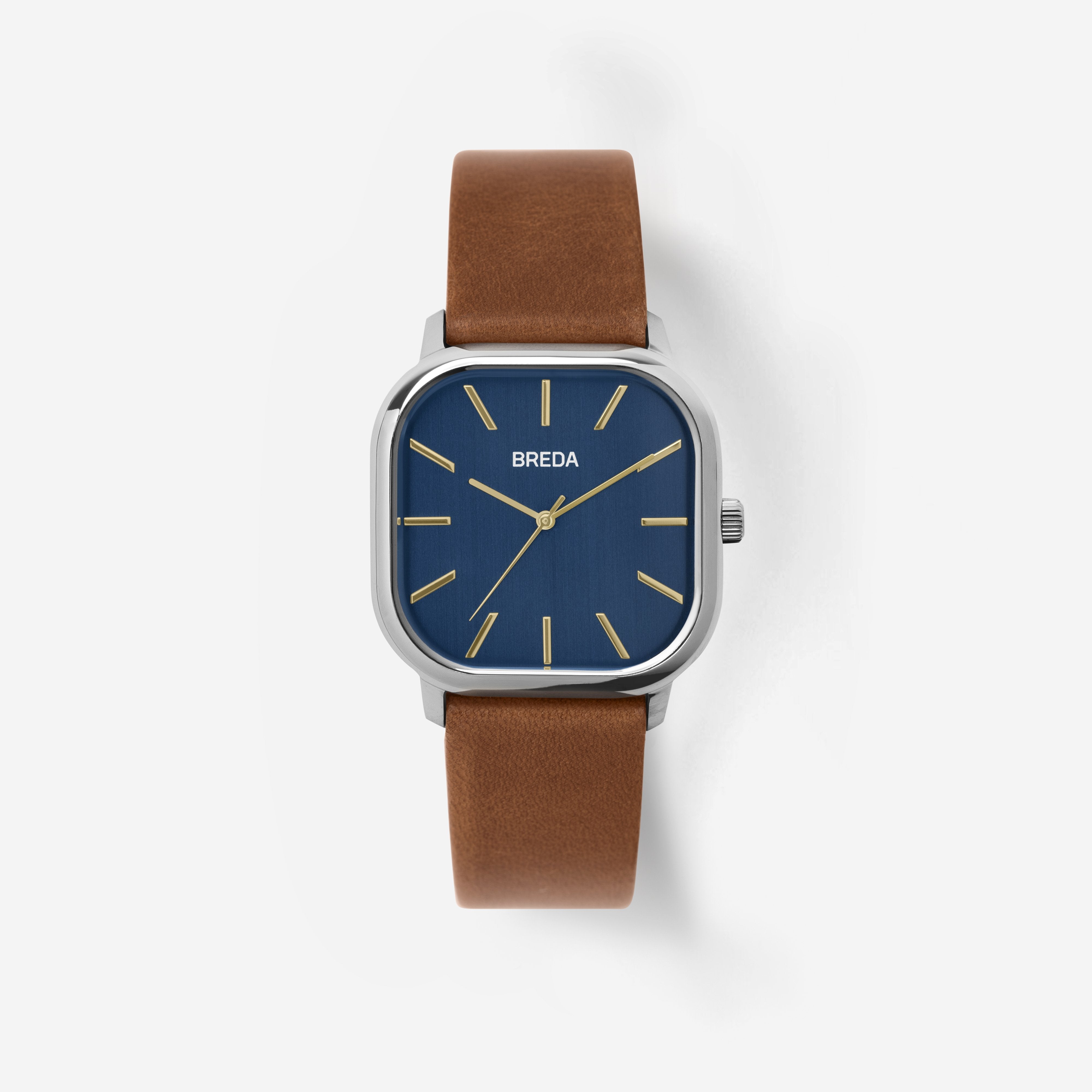 breda-visser-1728c-silver-brown-leather-watch-front