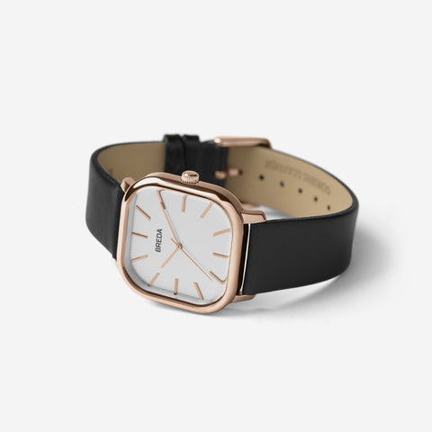 breda-visser-1728e-rosegold-black-leather-watch-angle