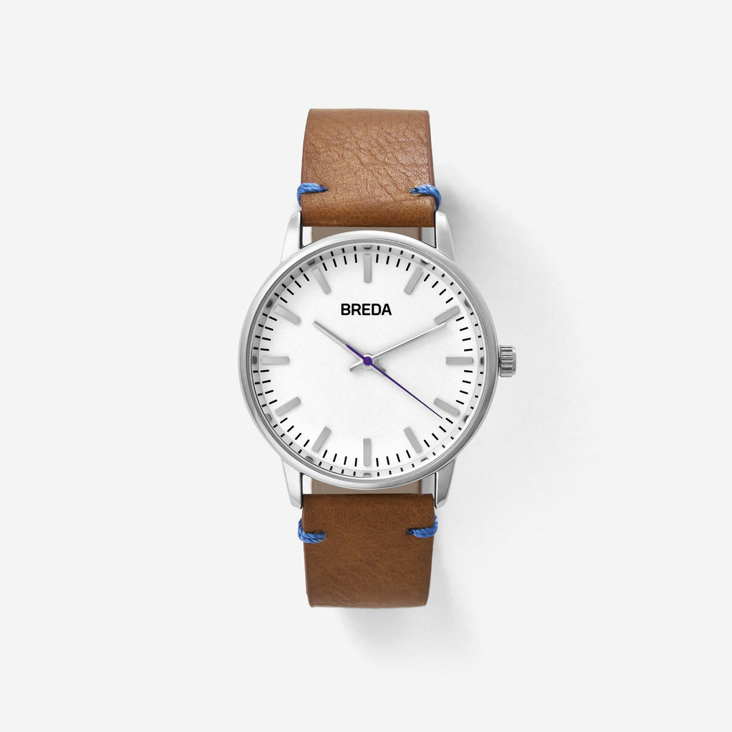 breda-zapf-1697c-silver-brown-watch-front
