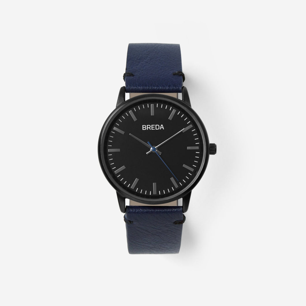 breda-zapf-1697g-gunmetal-navy-watch-front