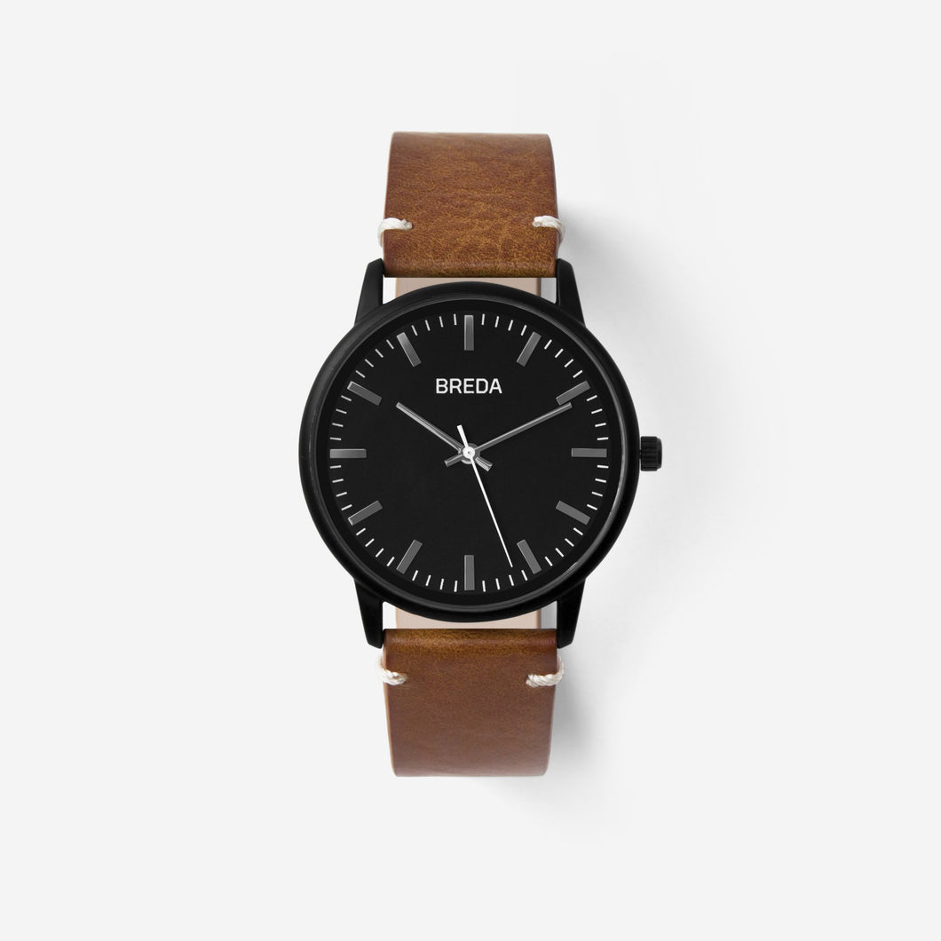 breda-zapf-1697h-black-brown-watch-front