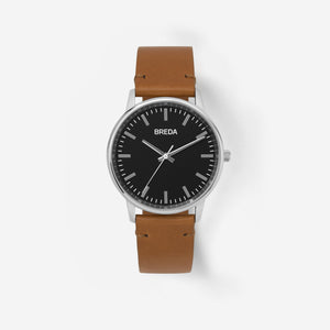 breda-zapf-1697j-silver-brown-leather-watch-front