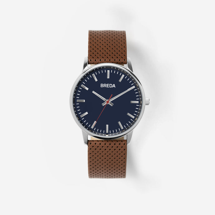 breda-zapf-1725b-silver-brown-leather-watch-front