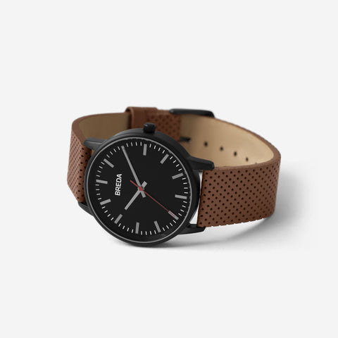 breda-zapf-1725c-black-brown-leather-watch-angle